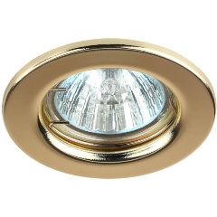 Изображение товара Встраиваемый светильник ЭРА Штампованный ST1 GD C0043798