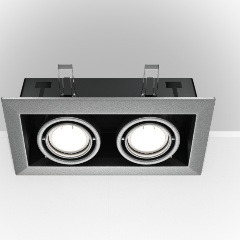 Изображение товара Встраиваемый светильник Maytoni Metal DL008-2-02-S для магазина дизайнерский серебристый