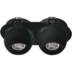 Изображение товара Встраиваемый светодиодный спот Wertmark Dorsum WTD.O36.667.30.14 черный для спальни