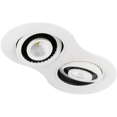 Изображение товара Встраиваемый светодиодный светильник Ambrella light Techno Led S505/2 W для кухни