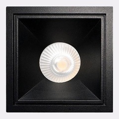 Изображение товара Встраиваемый светодиодный светильник Italline IT06-6020 4000K черный алюминий