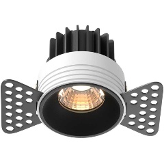 Изображение товара Встраиваемый светодиодный светильник Maytoni Round DL058-7W3K-TRS-B