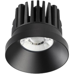 Изображение товара Светильник downlight Novotech Metis 357586 10 Вт IP44 современный стиль черный