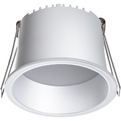 Изображение товара Встраиваемый светодиодный светильник Novotech Tran 358899 для гостиной белый металлический