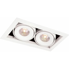 Изображение товара Встраиваемый светодиодный светильник Voltalighting GRILL DL0151.36.3K.TW