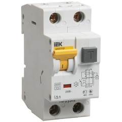 Изображение товара Дифференциальный автомат IEK 2п (1P+N) C 10А 30мА тип A 6кА АВДТ-32, MAD22-5-010-C-30