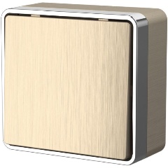 Изображение товара Выключатель одноклавишный проходной Werkel Gallant шампань рифленый W5012010 4690389164088