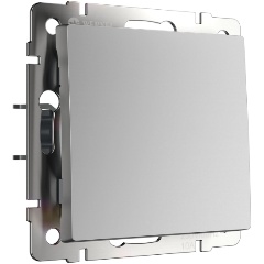 Изображение товара Выключатель одноклавишный проходной Werkel серебряный W1112006 4690389155918