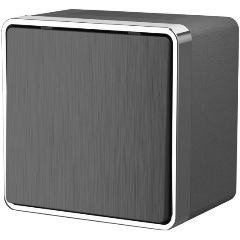 Изображение товара Выключатель одноклавишный влагозащищенный Werkel Gallant графит рифленый W5010204 4690389164019