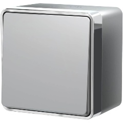 Изображение товара Выключатель одноклавишный влагозащищенный Werkel Gallant серебряный W5010206 4690389167089