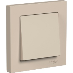 Изображение товара Выключатель Systeme Electric AtlasDesign 1-клавишный 10А Песочный ATN001212
