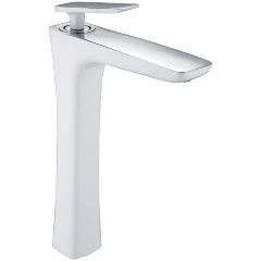 Изображение товара Смеситель для раковины высокий Rose R16F R1611F белый хром