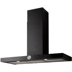 Изображение товара Кухонная вытяжка Jetair TOUCH BL/A/90 1200 куб.м/ч черная каминная пристенная
