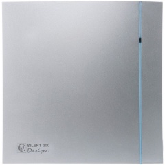 Изображение товара Вентилятор вытяжной Soler & Palau SILENT-200 CHZ SILVER DESIGN-3C