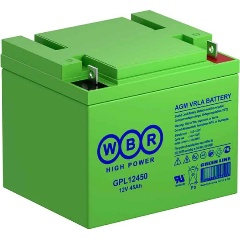Изображение товара Аккумуляторная батарея для ИБП WBR GPL12450