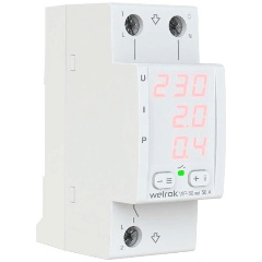 Изображение товара Реле напряжения с контролем тока Welrok VIP-50 red