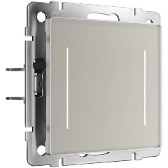 Изображение товара Умный сенсорный выключатель двухклавишный Умный сенсорный выключатель двухклавишный (дымчатый) Werkel W4523641/ a069765