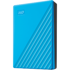 Изображение товара Внешний жесткий диск Western Digital WD My Passport, 5 ТБ, USB 3.2 Gen 1 (WDBPKJ0050BBL-WESN) синий