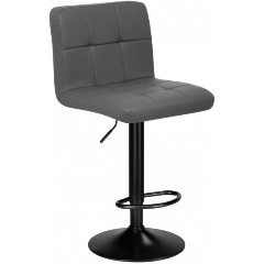 Изображение товара Барный стул WOODVILLE Paskal серый / черный