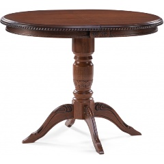 Изображение товара Стол деревянный WOODVILLE Аллофан круглый миланский орех