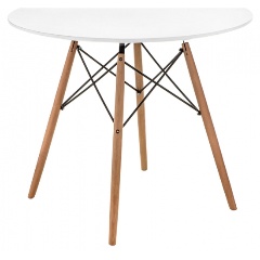 Изображение товара Стол деревянный Table 90 white / wood WOODVILLE