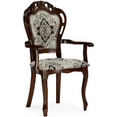 Изображение товара Стул деревянный WOODVILLE Bronte муса чёрная вишня / патина