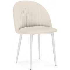 Изображение товара Стул обеденный WOODVILLE на металлокаркасе Дарлин marseille 2 / белый