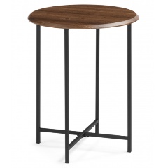 Изображение товара Стол журнальный WOODVILLE Грейс орех кантри / черный