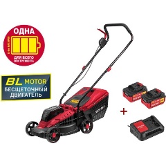 Изображение товара Газонокосилка аккумуляторная WORTEX CLM 3336 с АКБ и ЗУ