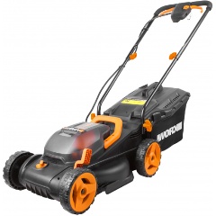 Изображение товара Газонокосилка аккумуляторная WORX WG779E, 40В, 2х2.5Ач, двойное ЗУ