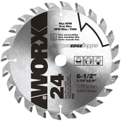 Изображение товара Пильный диск твердосплавный WORX WA5101, 24T TCT 165х1.6х20 мм