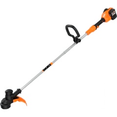 Изображение товара Триммер аккумуляторный WORX WG183E 40В, 33см, 2Ач х2, двойное ЗУ, коробка