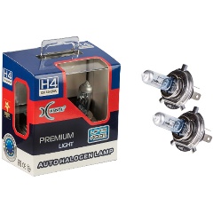 Изображение товара Лампа автомобильная Xenite H4 PREMIUM (Яркость +100%) (P43t) (12V) 2 шт.