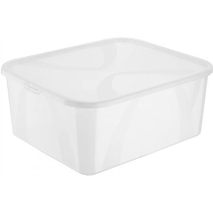 Изображение товара Ящик 10л, Rotho LONA 36,3*26,6*13,4 см, прозрачный (1046700096)