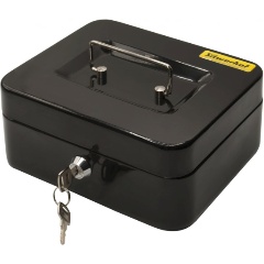 Изображение товара Ящик для денег Silwerhof 90x200x160 черный сталь 0.917кг