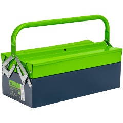 Изображение товара Ящик для инструмента металлический 430x200x160 мм с тремя секциями СИБРТЕХ 90750