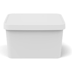 Изображение товара Ящик для хранения Ambient Folk 17л, белый (AFK028PPWT)