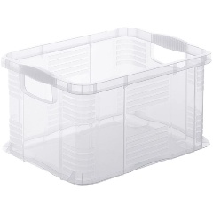 Изображение товара Ящик для хранения Rotho Agilo 17.5 л, полипропилен, прозрачный (1793100096)