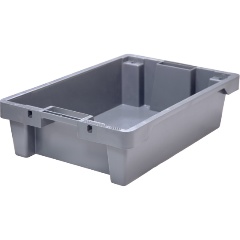Изображение товара Ящик полимерный ТАРА 600х400х150 сплошной цв. серый
