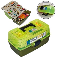 Изображение товара Ящик рыболовный Salmo 1703 3х-полочный 03 малый пластиковый