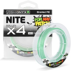 Изображение товара Леска плетеная Yoshi Onyx NITE 4 Green, 1.5#, 150м