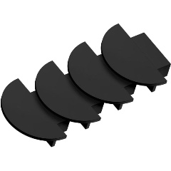 Изображение товара Заглушка Ambrella light Illumination Alum Profile GP8120 черная 22x6.8 мм для световых профилей