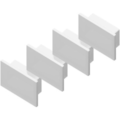 Изображение товара Заглушка Ambrella light Illumination Alum Profile GP8350  белая 16x12 мм