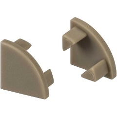 Изображение товара Заглушка глухая Arlight SL-Kant-H11 Olive Grey 038367