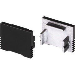 Изображение товара Заглушка SL-SLIM-H13M BLACK глухая (Arlight, Пластик)