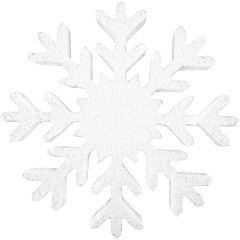 Изображение товара Заготовка из пенополистирола для декора LOVE2ART №013 снежинка 150 мм