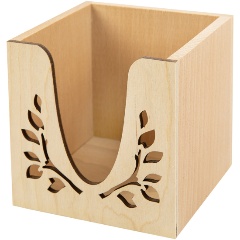 Изображение товара Заготовка для декорирования MR. CARVING ВД-1060 Лоток для бумаги фанера 10 х 11 см 0.4 см