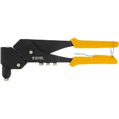 Изображение товара Заклепочник ручной, 285 мм, поворотный, 0-360, заклепки 2,4-3,2-4,0-4,8 мм, DENZEL, 40442