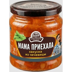 Изображение товара Закуска овощная Семилукская Трапеза Мама приехала 460 г натуральный состав вкусная закуска