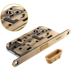 Изображение товара Замок межкомнатный магнитный ADDEN BAU WC-5096 MAG BRONZE